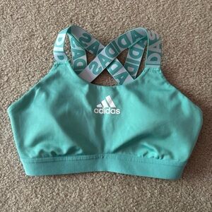 Adidas Aqua Sports Bra with Logo Straps